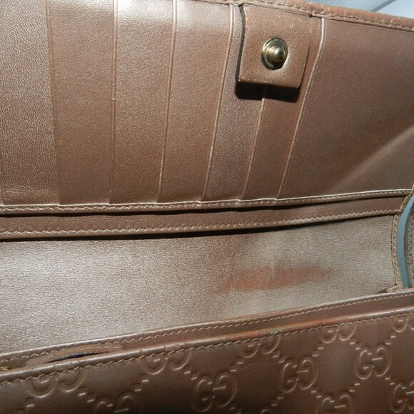 Limited Edition Gucci Guccissma Rose Gold Continental Wallet Hawaii Exclusive - Picture 14 of 16